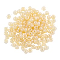 Preciosa Czech Seed Bead 6/0 Luster Pearl Creme (10 Grams)