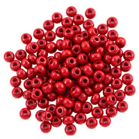 Preciosa Czech Seed Bead 6/0 Opaque Dark Red (10 Grams)