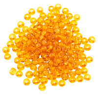 Preciosa Czech Seed Beads 6/0 Transparent Topaz (10 Grams)