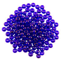 Preciosa Czech Seed Bead 6/0 Transparent Cobalt Blue (10 Grams)