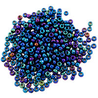 Preciosa Czech Seed Beads 8/0 Blue Iris (10 Grams) 