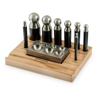 8 Piece Dapping Punch Set with Stand