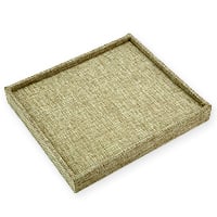 Burlap Ring Tray Jewelry Display- Holds 36 Rings 