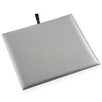 Half-Size Steel Grey Leatherette Display Pad