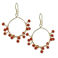 Radiant Red Earring Project