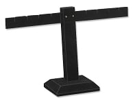 Black Earring Stand T-Bar 4-Pairs