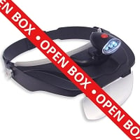 [OPEN BOX] Magnifier Headset w/4 Lenses and Light