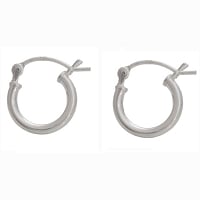 12mm Sterling Silver Hoop Earring (Pair)