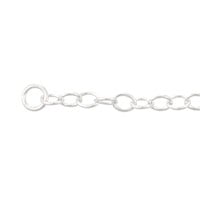 Oval Cable Chain Extender 2 Inch Sterling Silver (1-Pc)