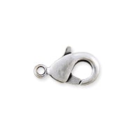 Lobster Claw Clasp 9x5mm Antique Silver Plated (1-Pc)