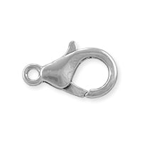 Lobster Claw Clasp 14x7mm Silver Plated (1-Pc)