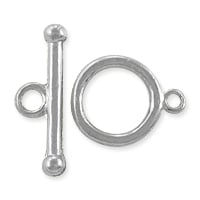Toggle Clasp 14mm Silver Plated (Set)