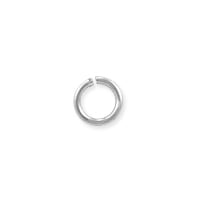 Open Round Jump Ring 4.5mm Silver Plated (100-Pcs)