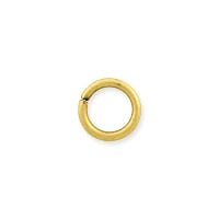 Open Round Jump Ring 5.5mm Antique Gold Plated (100-Pcs)