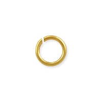 Open Round Jump Ring 5.5mm Bright Gold Plated (100-Pcs)