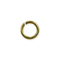Round Open Jump Ring 5.5mm Antique Brass Plated (100-Pcs)