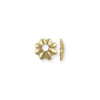 Scalloped Bead Cap 3.5x1mm Gold Filled (1-Pc)