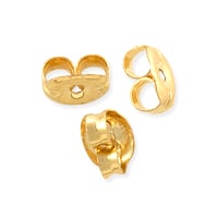 Earring Backs 4x2.5mm Gold Filled (Pair)