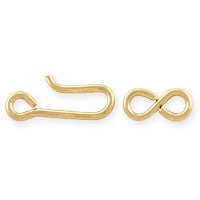 Hook and Eye Clasp 23x6mm Gold Filled (Set)
