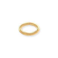 Open Oval Jump Ring 5.5x3.6mm Gold Filled (4-Pcs)