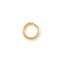 Open Round Twist Lock Jump Ring 5.8mm Gold Filled (1-Pc)