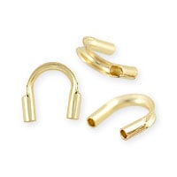 Wire Guard 4.5x1mm (0.50mm Hole) Gold Filled (1-Pc)