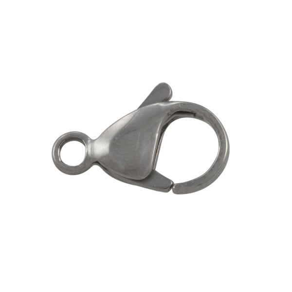 Lobster Claw Clasp 12x7mm Surgical Stainless Steel (1-Pc)