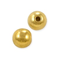 Memory Wire End Cap 5mm Gold Plated (10-Pcs)