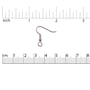 French Hook Ear Wire with Large Loop 21x20mm Surgical Stainless Steel (10-Pcs)