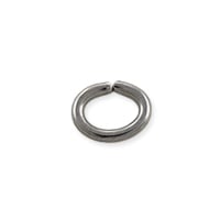Oval Open Jump Ring 6x4.5mm Surgical Stainless Steel (10-Pcs)