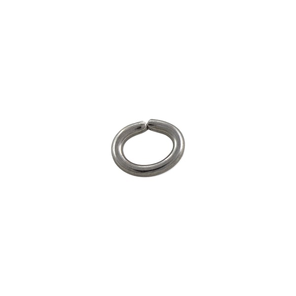 Oval Open Jump Ring 6x4.5mm Surgical Stainless Steel (10-Pcs)