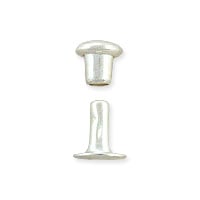 TierraCast Compression Rivets 4mm Bright Silver Plated (1-Set)