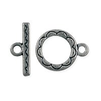 Toggle Clasp 12mm Pewter (Set)
