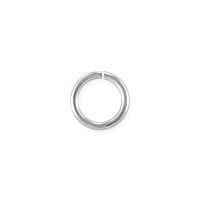 Open Round Jump Ring 5.5mm Silver Plated (100-Pcs)