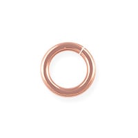 Open Twist Lock Jump Ring 8mm Rose Gold Filled (1-Pc)