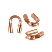 Wire Protector Guard 4.5mm Rose Gold Filled (1-Pc)