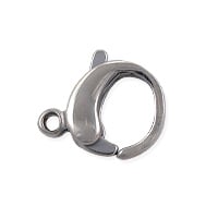 Lobster Claw Clasp 12x9mm Surgical Stainless Steel (1-Pc)