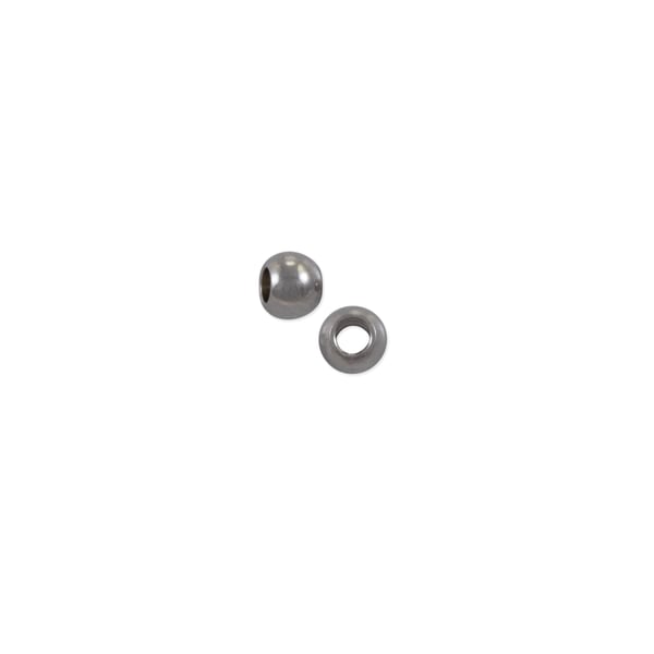 Round Beads 3mm Surgical Stainless Steel (10-Pcs)
