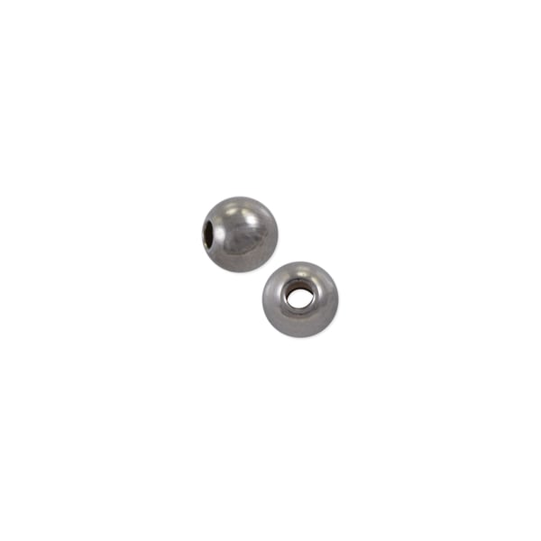 Round Beads 4mm Surgical Stainless Steel (10-Pcs)