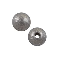 Stardust Beads 6mm Surgical Stainless Steel (10-Pcs)