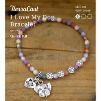 Tierracast I Love My Dog Bracelet Kit