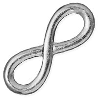 TierraCast Infinity Link 32x12mm Antique Pewter (1-Pc)