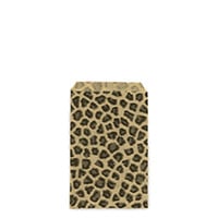 Gift Bags Leopard Print 4x6 (100-Pcs)