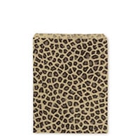 Gift Bags Leopard Print 5x7 (100-Pcs)