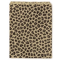 Gift Bags Leopard Print 8x11 (100-Pcs)