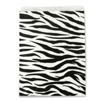 Gift Bags Zebra Print 8x11 (100-Pcs)