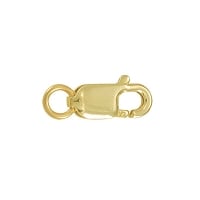 Lobster Claw Clasp 14x6mm with Open Ring Gold Filled (1-Pc)