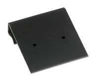 Hanging Earring Card Black Plastic 1x1 (100-Pcs)