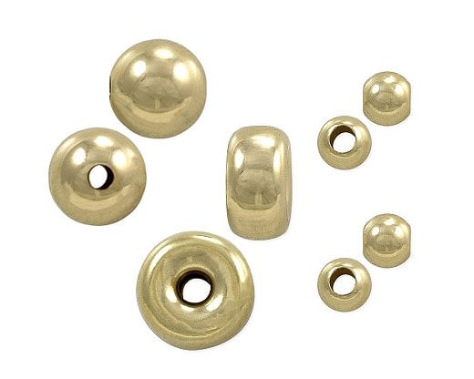 14 Karat Gold Beads