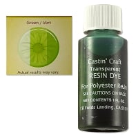 Transparent Green Resin Dye (1-Oz)